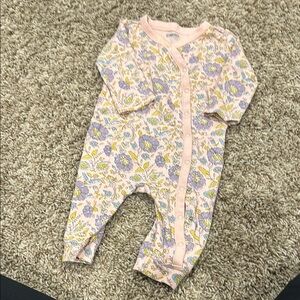 Floral Pink Baby One Piece